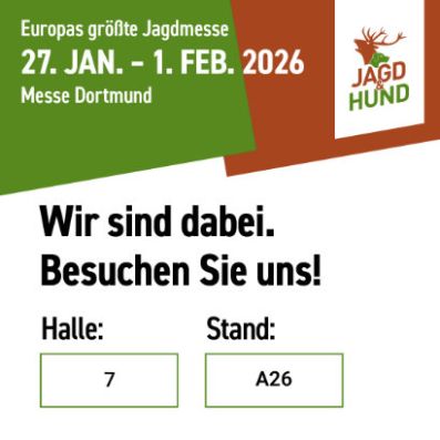 Plakat der Messe Jagd & Hund 2026 Plakat der Messe Jagd & Hund 2026